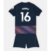 Camisa de Futebol Tottenham Hotspur Sandro Tonali #16 Equipamento Secundário Infantil 2026-27 Manga Curta (+ Calças curtas)
